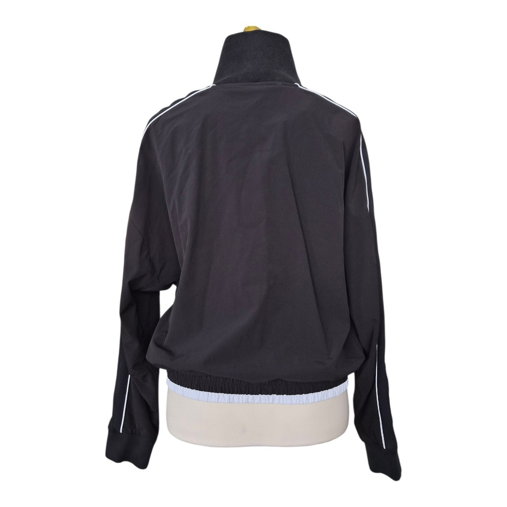 ATHLETA Brooklyn Track Bomber Womens Size Med Black Casual Comfy Sporty - Picture 4 of 7